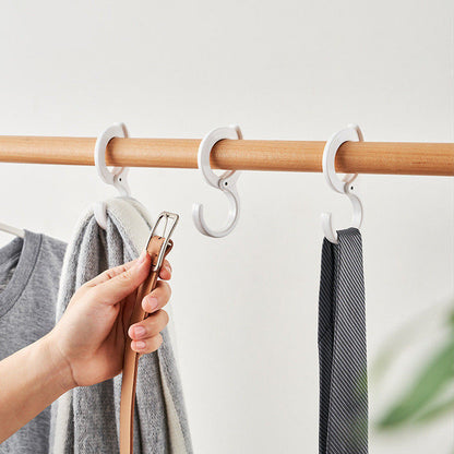 1pc Adjustable S-Shaped Hook Safety Buckle Closet Rod Clothes Bag Foldable Travel S Hanger Baby Pram