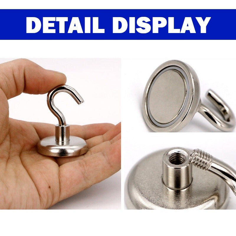 2pc Strong Magnetic Hooks Magnet Holder Wall Hanging Hanger Magnetic Organizer Organiser Hook Home Kitchen Metal Surface