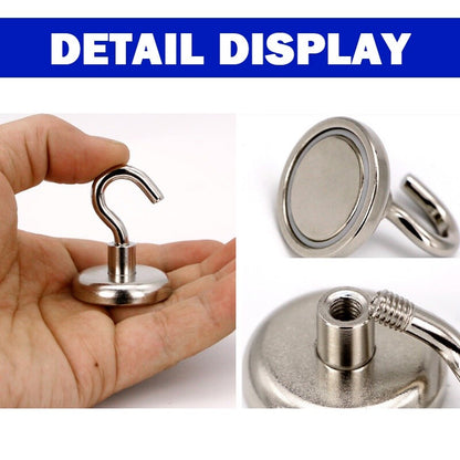 2pc Strong Magnetic Hooks Magnet Holder Wall Hanging Hanger Magnetic Organizer Organiser Hook Home Kitchen Metal Surface
