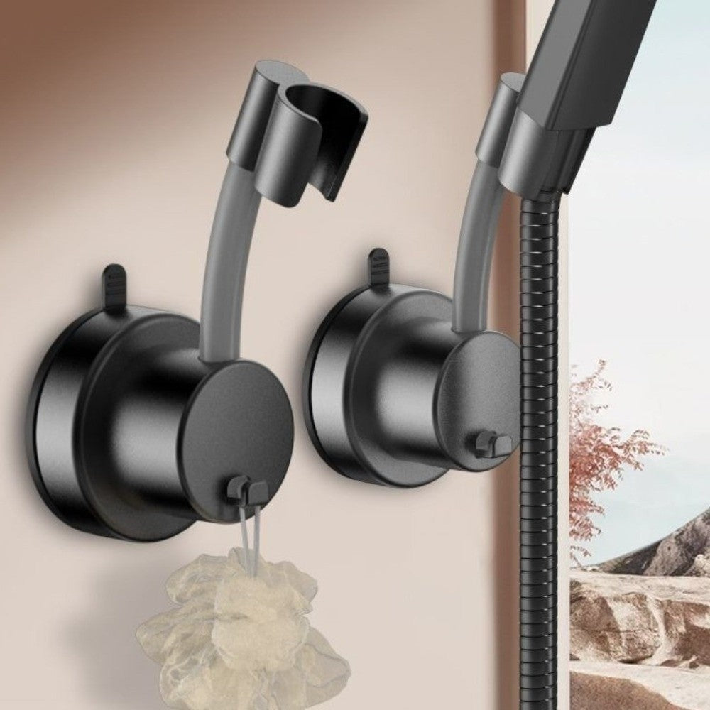 Adjustable Shower Head Suction Cup Holder Showerhead Bracket No Drill FREE Wall Mount Bathroom Bidet