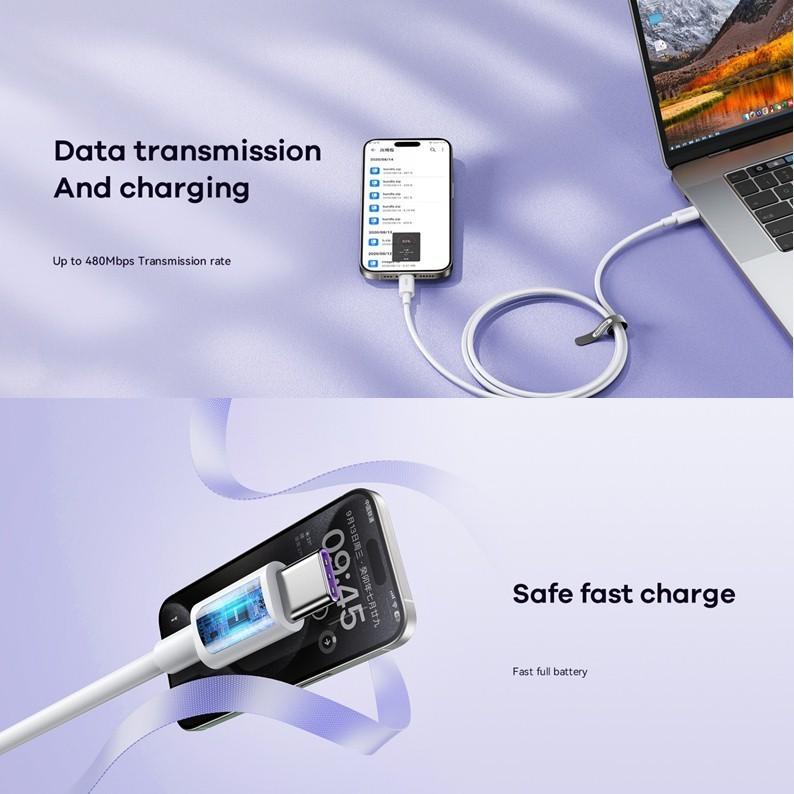 1M/2M Remax RC-C021 30W Super Fast Charging Cable PD Type C To Type C Data Sync C to C Cable Charger