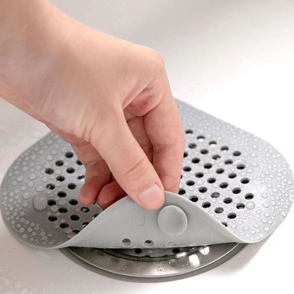 Silicone Drain Cover Sink Strainer Filter Sink Plug Strainer Anti-Blocking Hair Catcher Stopper Trap