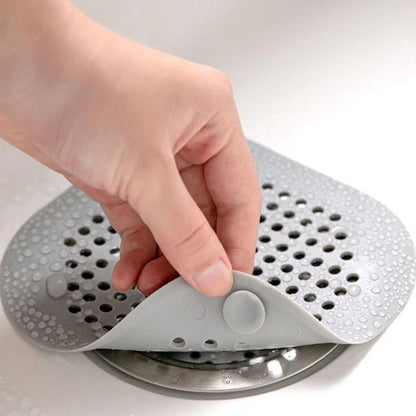 Silicone Drain Cover Sink Strainer Filter Sink Plug Strainer Anti-Blocking Hair Catcher Stopper Trap