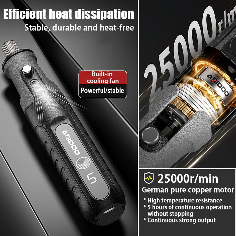 Mini Cordless 12V Drill Grinder Engraving Pen Power Tool for Jewelry Wood Glass Cutting Polishing