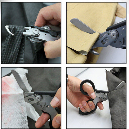 6in1 Raptor Folding Scissors Shears Rescue Tactical First Aid Kits Foldable Outdoor Survival Tool