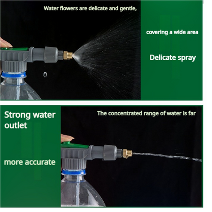 High Pressure Air Pump Manual Beverage Bottle Sprayer for Home Garden Plant Watering Tool Spray Head