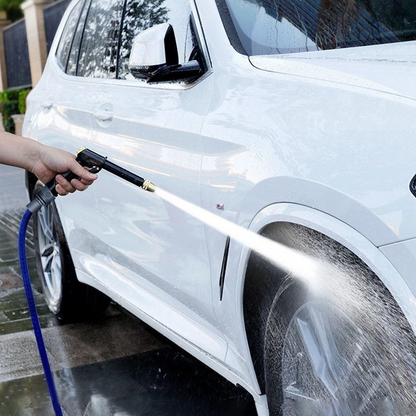 High Pressure Water Spray Gun Nozzle Adjustable 360 Rotating Jet Sprayer for Car Wash Garden Cleaning