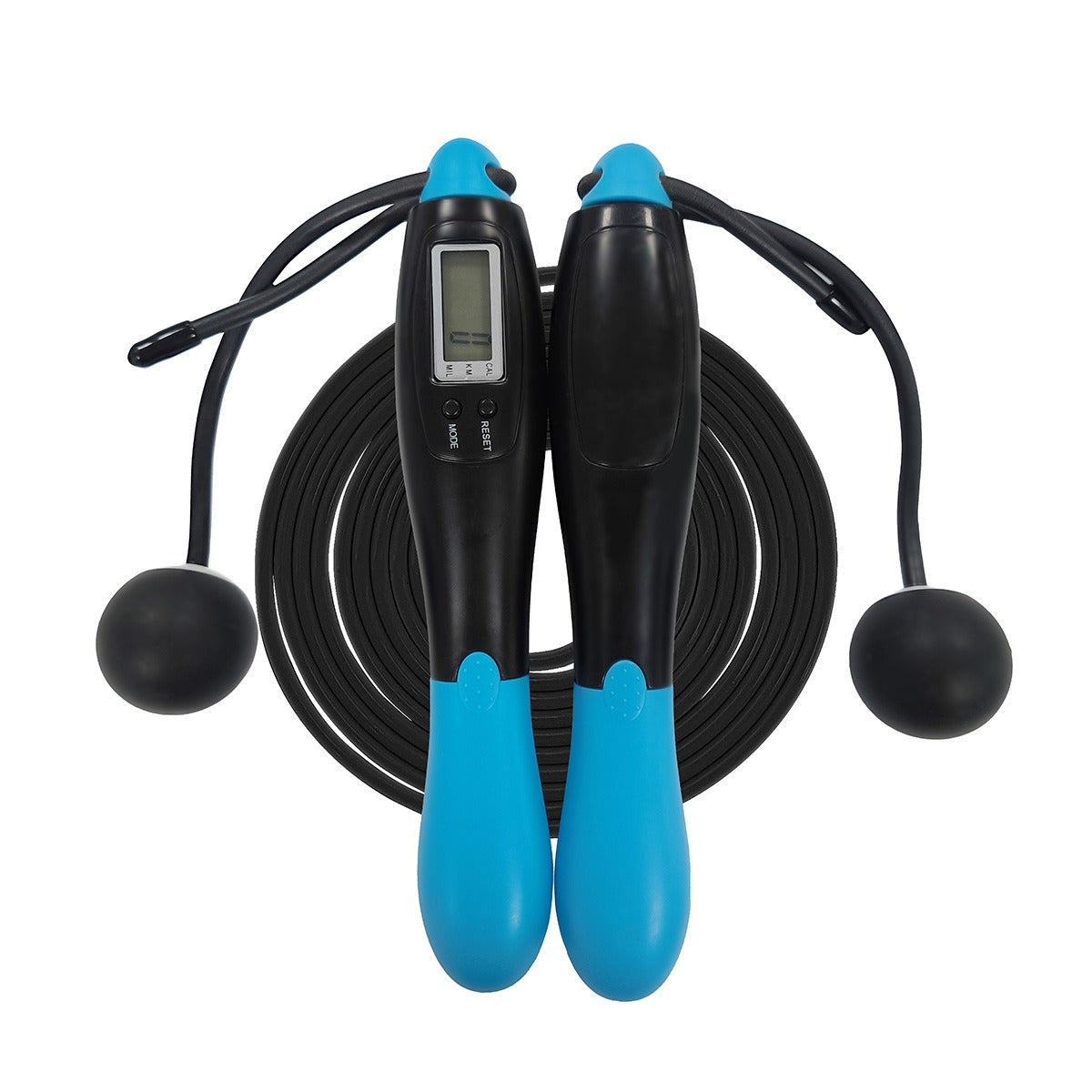 2in1 Smart Cordless Jump Rope Skipping Wireless Digital Counter Calorie Count Miles Times Exercise