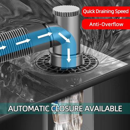 Stainless Steel Odor Proof Floor Drain Core 10cm / 15cm Washing Machine Drain Cover Anti Odor Filter