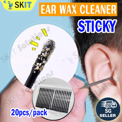 Ear Wax Cleaner Stick Spiral Pick Sticky Earwax Remover Tool Safe Earpick Digger Cleaning Picker
