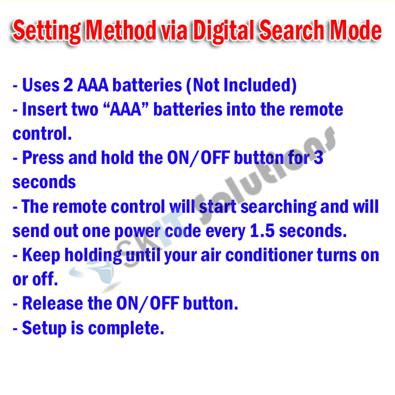 FZD-MITS1014 Universal Replacement MITSUBISHI Aircon Remote Control AC KP3AS MP04A KD06ES RKT502A420