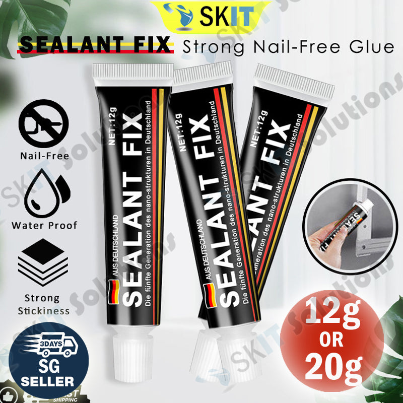 12g/20g Sealant Fix No Drill Super Glue Strong Adhesive No Nail Glue for Bathroom Furniture Hardware