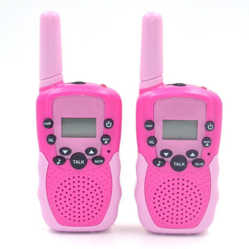 2Pcs / 3Pcs Mini Walkie Talkie 22 Channels Push Talk LCD Screen Range 3-5Km Radio Gift Kids Game Toys