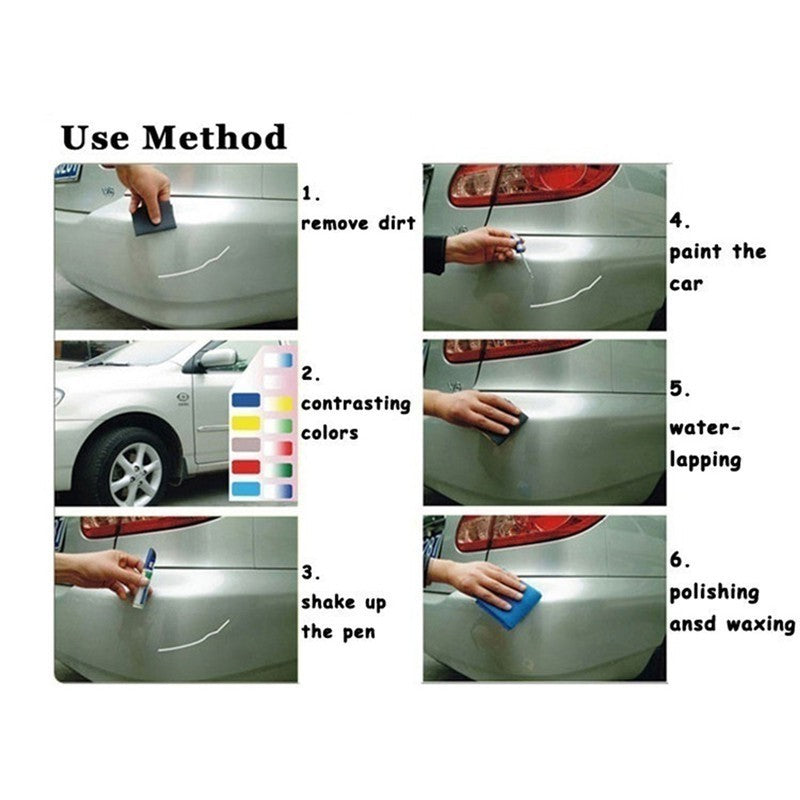 Car Paint Pen Marker Scratch Repair Cover Waterproof Touch Up Coating Remover Tool Universal Kit