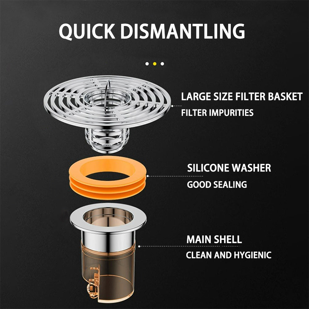 Universal Floor Drain Core Anti Odor Anti Insect Drainage Filter Sewer Pipe Plug for 32-45MM Hole