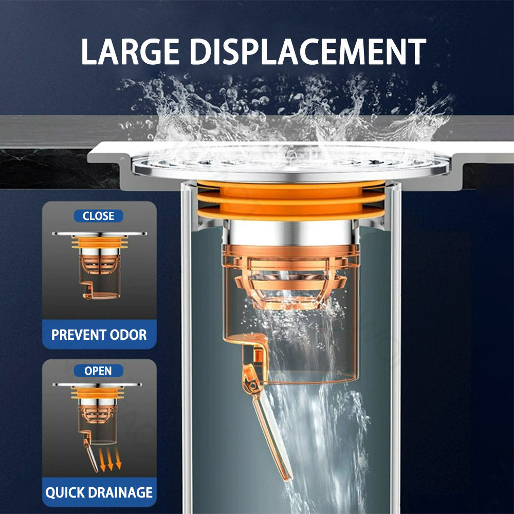Universal Floor Drain Core Anti Odor Anti Insect Drainage Filter Sewer Pipe Plug for 32-45MM Hole