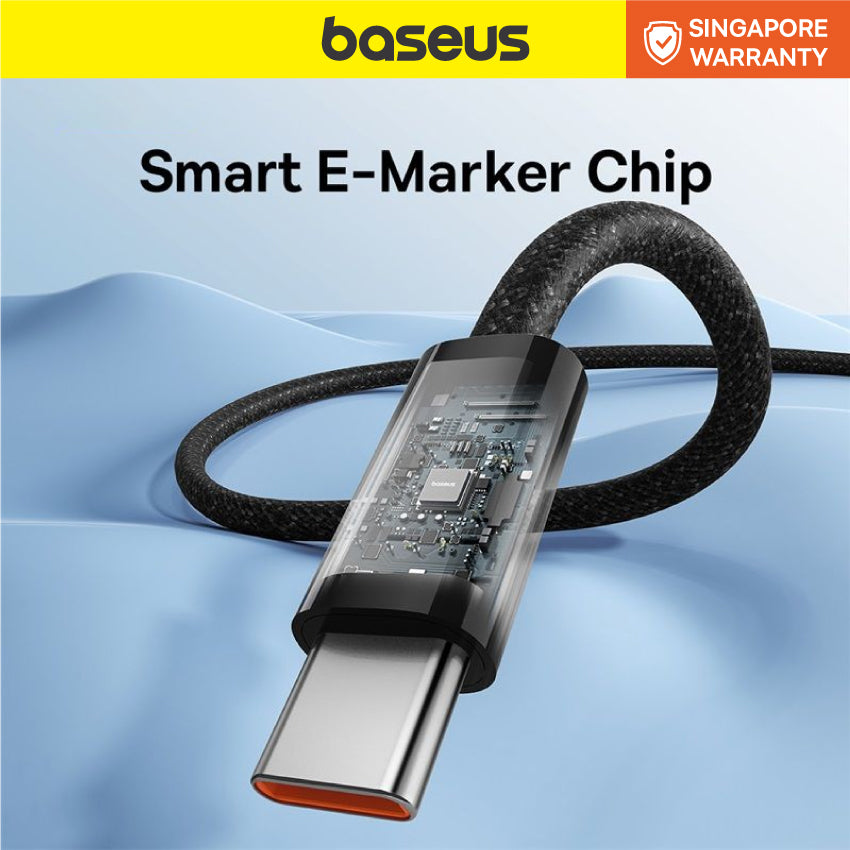 Baseus Dynamic 3 PD 100W Type-C to Type-C 1M 2M Fast Charging Data Sync Cable Charger Mobile Phone