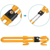 Twin Hook Car Steering Wheel Lock Anti-Theft Vehicle Double Antitheft Locking Device Theft Security Protection Essential