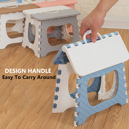 Foldable Portable Stool Chair Outdoor Camping Fishing Lightweight Stackable Seat for Kids Adults