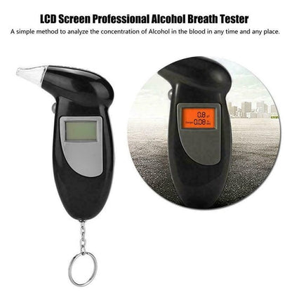 Portable Digital Breath Alcohol Tester LCD Breathalyzer Detector Car DUI Meter Analyzer Test Tool
