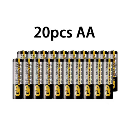 20/40/80pcs GP Supercell AA AAA Battery 1.5V Carbon Zinc Batteries for Toy Clock Remote Control Mouse