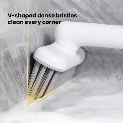 ECOCO Multi Function Gap Cleaning Brush 2 In 1 Rotary Seam Cleaner Brush 2in1 Bathroom Toilet Brush