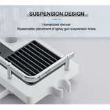 Shower Rack Storage Holder Bathroom Shelf Pole Shelves Shampoo Tray Stand Lifting Rod Head Organizer No Drill Hole