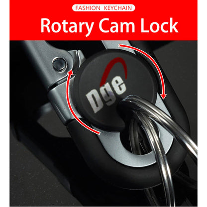 Metal Car Keychain Stainless Steel Carabiner Hook Waist Belt Key Holder Clip Men Motorcycle Travel
