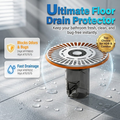 Stainless Steel Shower Floor Drain Filter Anti Odor Anti Insect Bathroom Kitchen Drain Cover Mesh