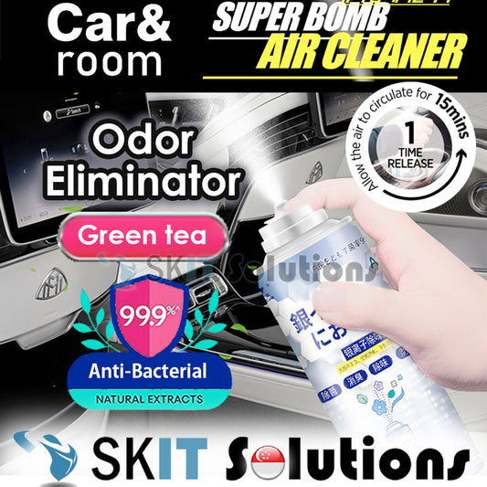 Car Antibacterial Deodorant Self-Spray Air Freshener Odor Eliminator Remover Nano Mist Sterilizer