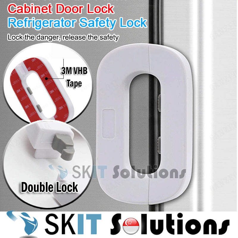 Child Safety Fridge Lock Refrigerator Freezer Door Locks Latch Catcher Security Toddler Children Sliding Anti-pinch Hand