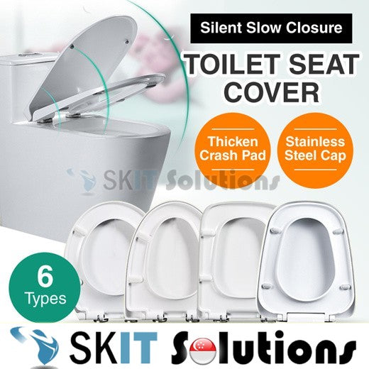 Toilet Seat Cover Quick Release Silent Slow Close Extra Thickness Easy Install Lid Seatcover 马桶盖