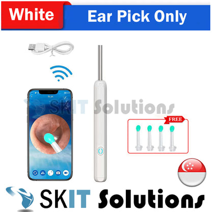 Wireless Ear Wax Removal Cleaner Intelligent Visual Ear Spoon Camera HD Video Otoscope Earwax Cleaning Endoscope Earpick