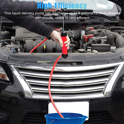 【SKIT SG】Aircon Drainage Hand Pump / Fish Tank Pump/ Multi-Use Transfer Pump / Pumping Oil And Gas With Siphon Pipe To Transport Manual Pump Liquid Chemical Delivery Pump Hand Pump Car, Petrol Diesel Water Fuel Syphon Pump Siphon Water Sucker Transfer Kit