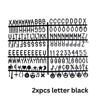 Felt Letter Board Kit Wooden Frame Alphabet Message Sign Table Display Birthday Party Gift Stand
