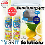 320ml / 500ml YISUJIE Anti Bacterial Lemon Enzyme Aircon Cleaning Servicing Spray Air Conditioner Clean Tool Cleaner Sprayer