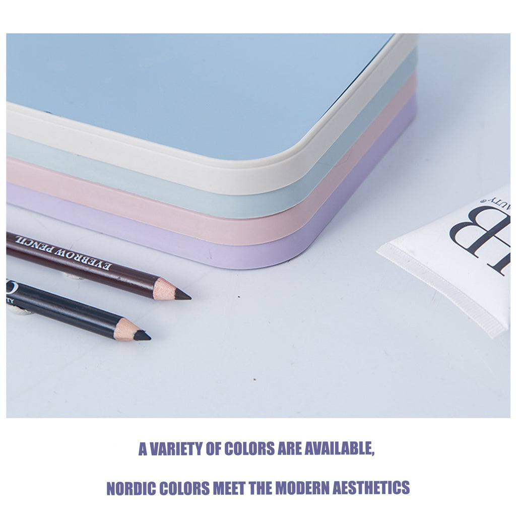 Foldable Desktop Makeup Mirror Portable Student Stand Cosmetic Light Weight Vanity Accessories