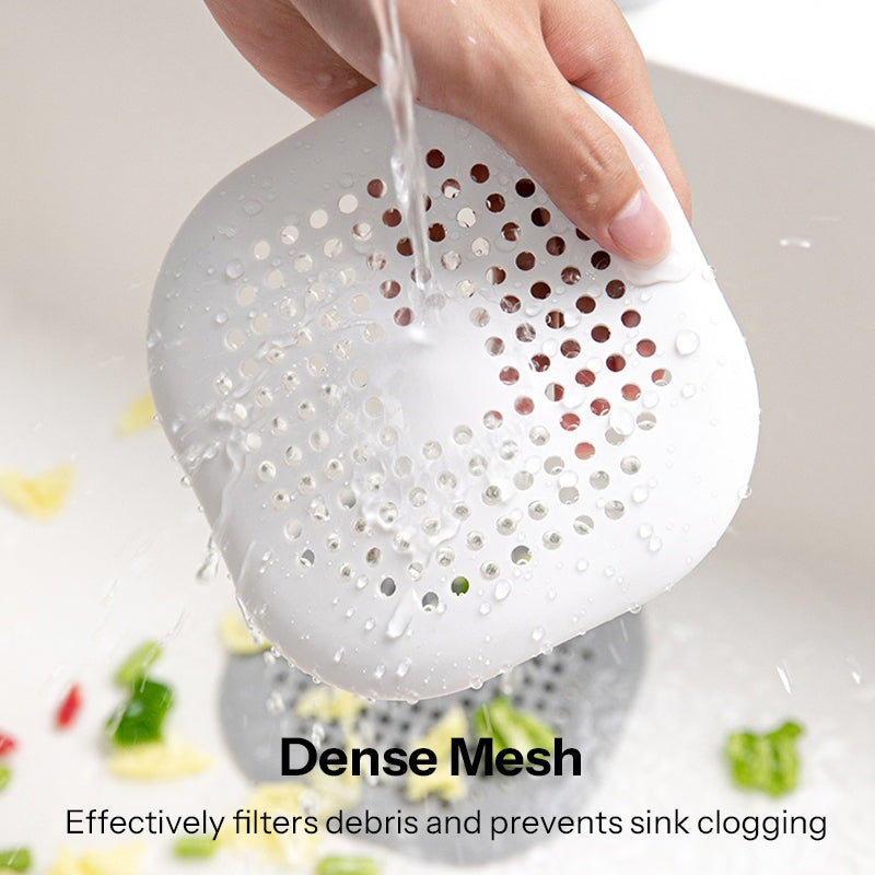 Silicone Drain Cover Sink Strainer Filter Sink Plug Strainer Anti-Blocking Hair Catcher Stopper Trap