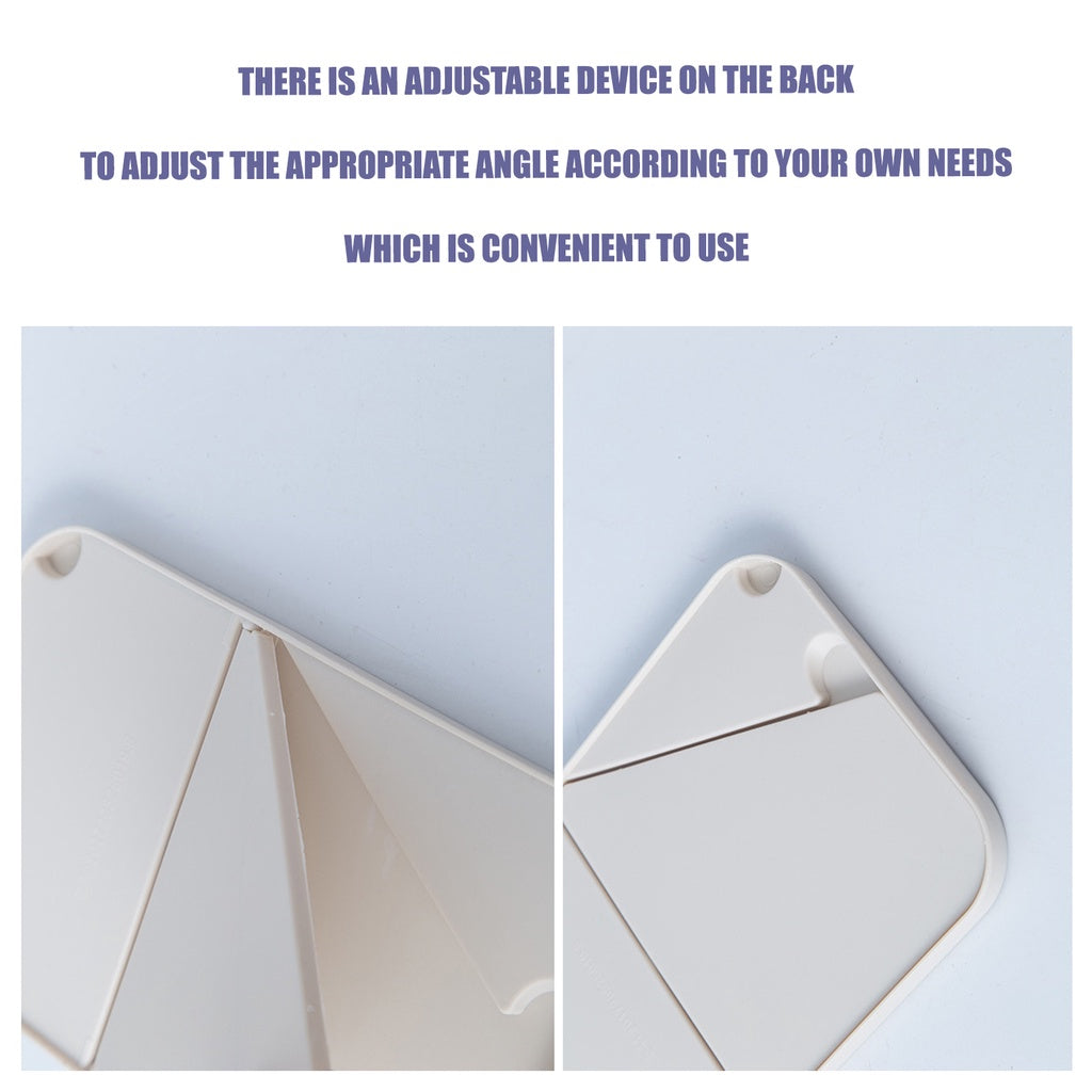 Foldable Desktop Makeup Mirror Portable Student Stand Cosmetic Light Weight Vanity Accessories