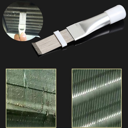 Air Conditioner Fin Comb AC Coil Cleaner Straightener Aircon Condenser Radiator Fin Repair Tool Brush