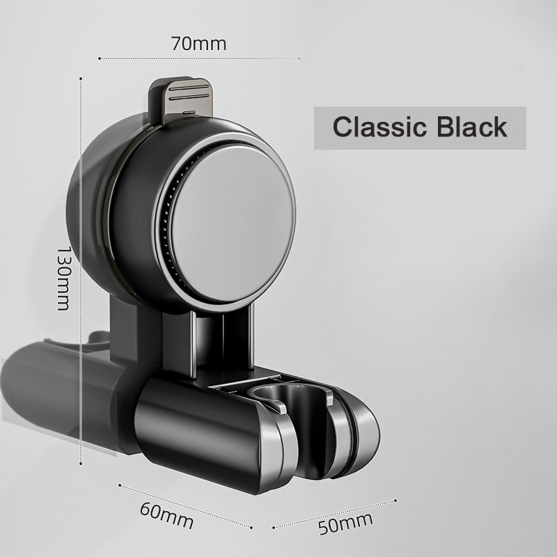 Adjustable Shower Head Suction Cup Holder Showerhead Bracket No Drill FREE Wall Mount Bathroom Bidet