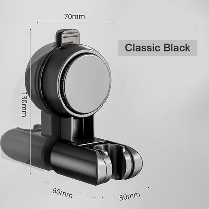Adjustable Shower Head Suction Cup Holder Showerhead Bracket No Drill FREE Wall Mount Bathroom Bidet