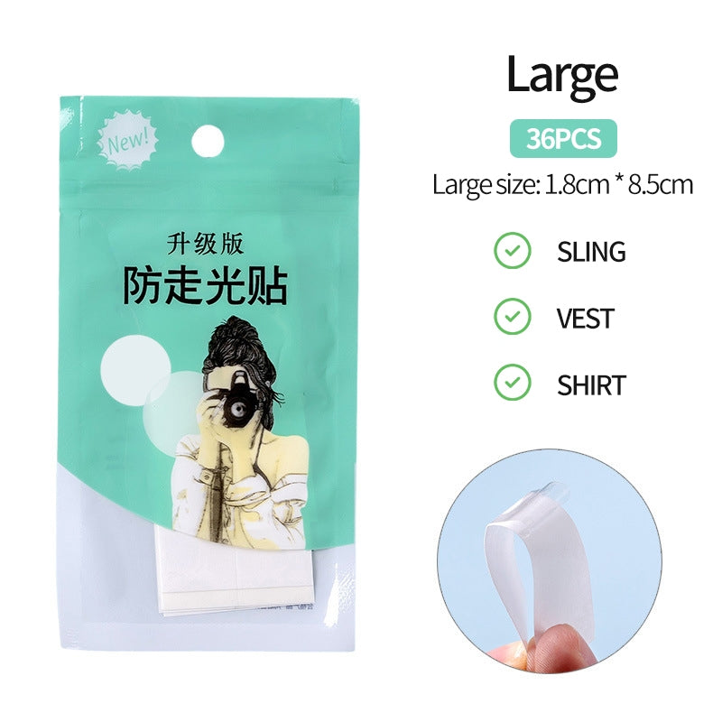 36PCS Anti-Exposure Fashion Tape Invisible Double Sided Adhesive Safe Lingerie Dress Clothes Fix