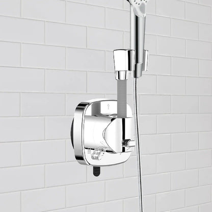 Adjustable Shower Head Suction Cup Holder Showerhead Bracket No Drill FREE Wall Mount Bathroom Bidet