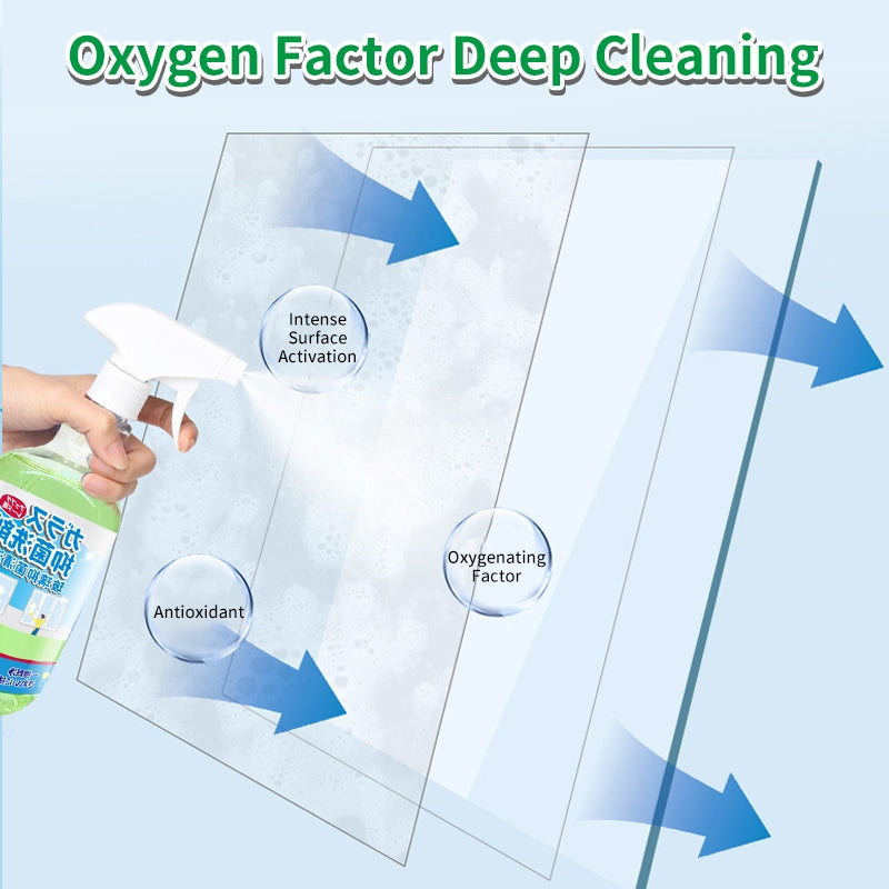 500ml Glass Cleaner Spray Mirror Window Cleaning Liquid Watermark Remover Bathroom Door Car Screen