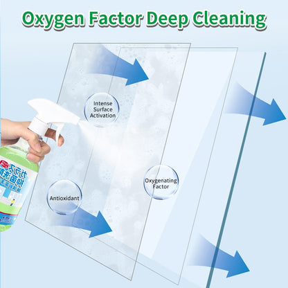 500ml Glass Cleaner Spray Mirror Window Cleaning Liquid Watermark Remover Bathroom Door Car Screen