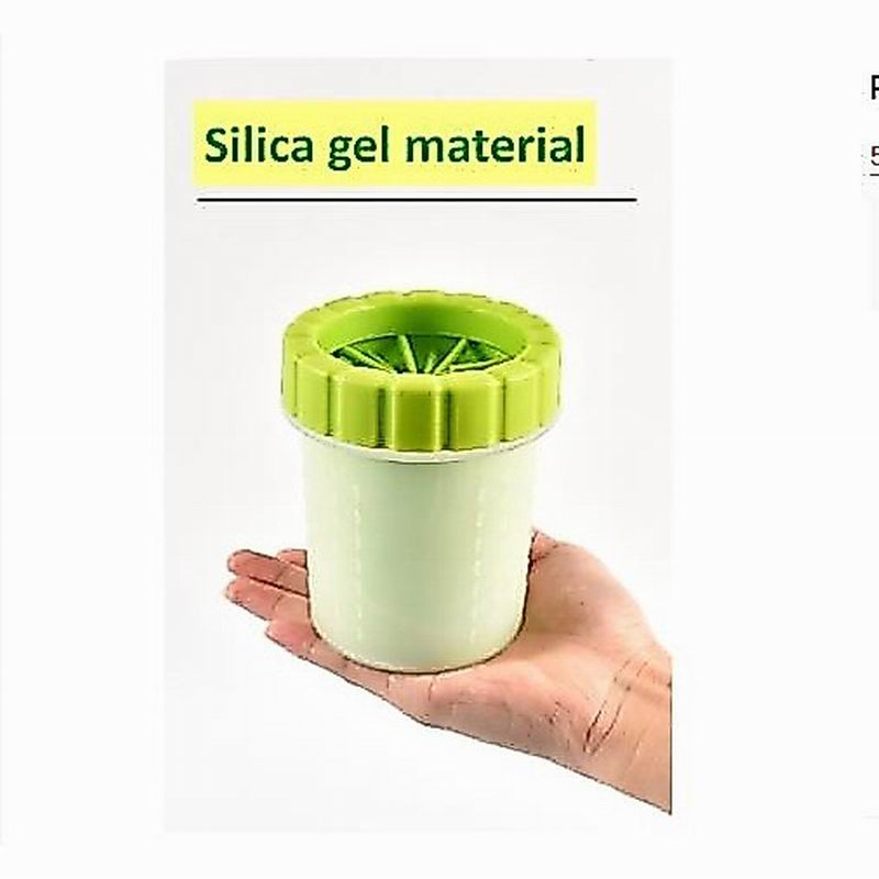 Portable Silicone Pet Paw Washer Cup for Dogs & Cats