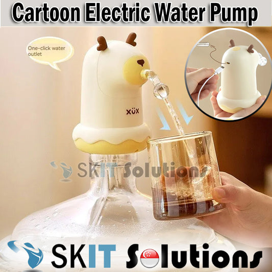 Cartoon Electric Water Dispenser Drinking Bottle Switch Smart Wireless Automatic Auto Pump USB Kitchen Office Outdoor