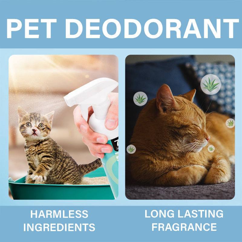 500ML Pet Deodorant Spray Eliminate Odor Anti Bacteria Harmless Lick Aroma Odour Remover Deodorizing