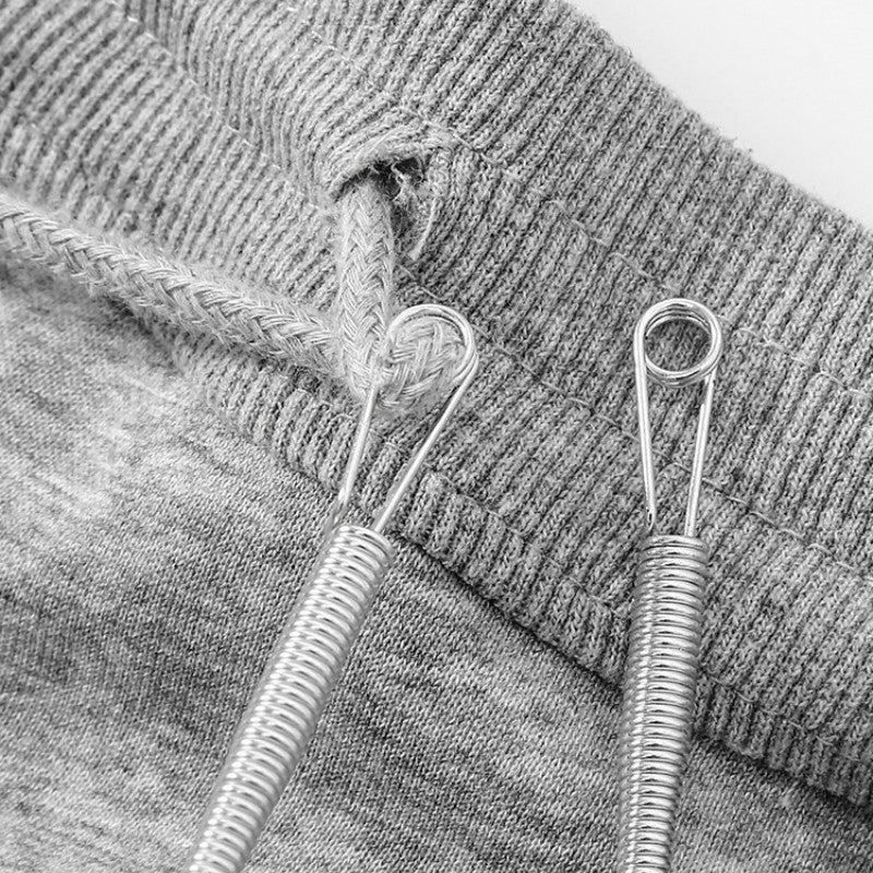 Bendable Spring Rope Threading Tool Bendable Spring Drawstring Needle Threader Multipurpose Quick Rope Thr ...